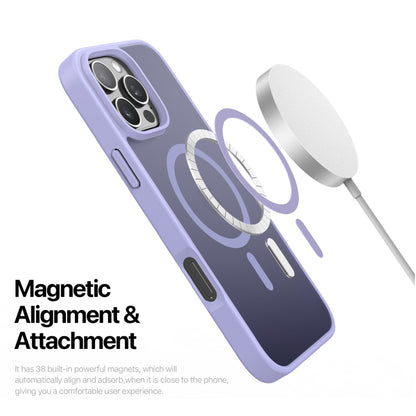 For iPhone 16 Pro Max DUX DUCIS Yind Series MagSafe TPU Hybrid PC Phone Case(Light Purple) - iPhone 16 Pro Max Cases by DUX DUCIS | Online Shopping UK | buy2fix