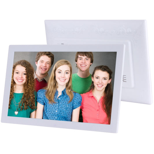 23.6 inch LED Screen Digital Photo Frame, Plug Type:EU Plug(White) - 15 inch Above by buy2fix | Online Shopping UK | buy2fix