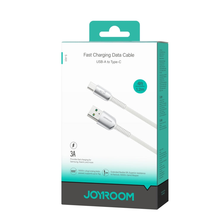 JOYROOM S-A51 Cutting-Edge Series 3A Fast Charging Data Cable, USB-A to Type-C Cable, Length: 1.2m(Light Gray) - USB-C & Type-C Cable by JOYROOM | Online Shopping UK | buy2fix