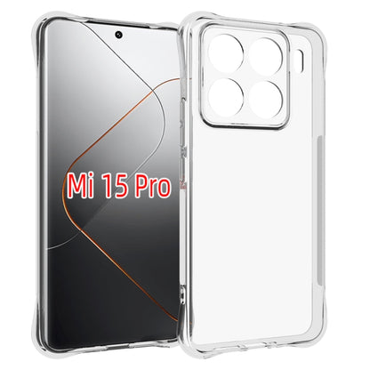 For Xiaomi 15 Pro Shockproof Non-slip Thickening TPU Phone Case(Transparent) - Xiaomi Cases by buy2fix | Online Shopping UK | buy2fix