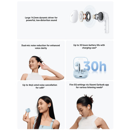 Original Xiaomi Redmi Buds 6 Active BT5.4 In-ear True Wireless Earbuds(Blue) - In Ear Wired Earphone by Xiaomi | Online Shopping UK | buy2fix