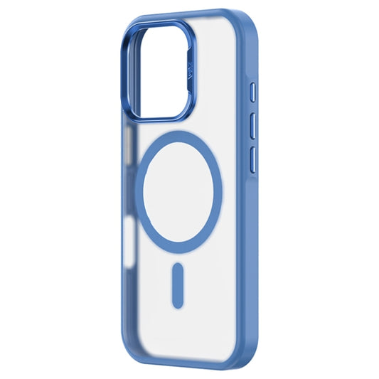 For iPhone 16 Plus ZGA Magsafe Frosted PC Hybrid TPU Phone Case(Blue) - iPhone 16 Plus Cases by ZGA | Online Shopping UK | buy2fix