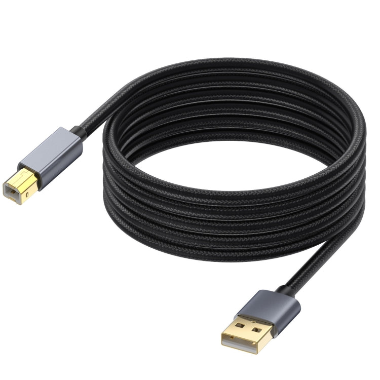 USB 2.0 A Male to B Male Square Port Printer Data Transmission Extension Cable, Length:3m - USB Cable by buy2fix | Online Shopping UK | buy2fix