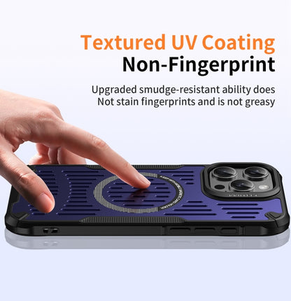 For iPhone 16 Plus Ice Front Cooling MagSafe Magnetic Phone Case(Purple) - iPhone 16 Plus Cases by buy2fix | Online Shopping UK | buy2fix