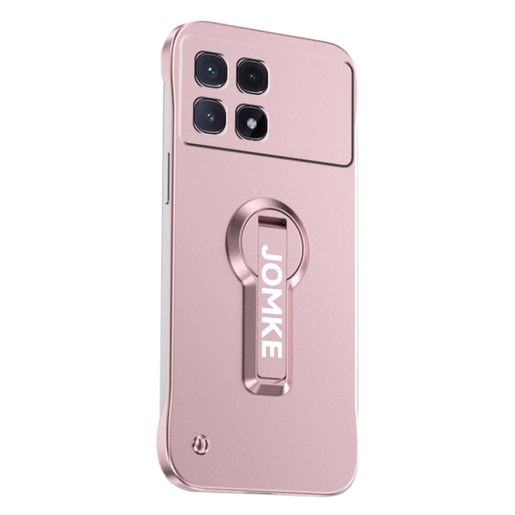 For Redmi K70 Ultra Baking Varnish 360 Rotate Holder No Frame PC Phone Case(Pink) - Xiaomi Cases by buy2fix | Online Shopping UK | buy2fix