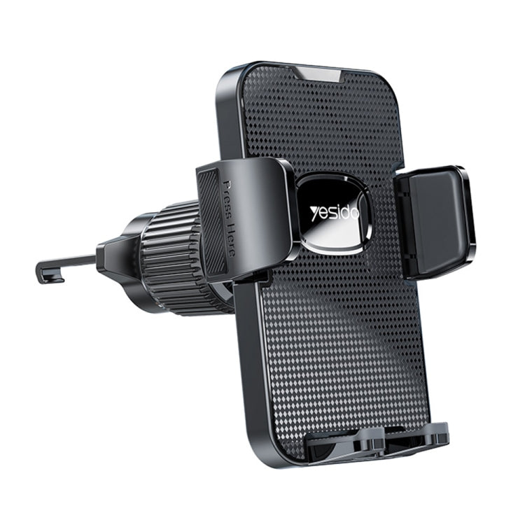 Yesido C136 Car Air Vent Automatic Clip Mobile Phone Holder(Black) - Universal Car Holders by Yesido | Online Shopping UK | buy2fix