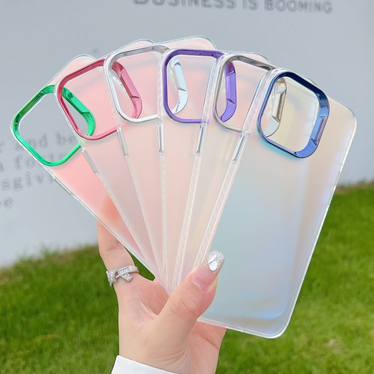 For iPhone 16 Color Plating Discoloration PC Phone Case(Purple) - iPhone 16 Cases by buy2fix | Online Shopping UK | buy2fix