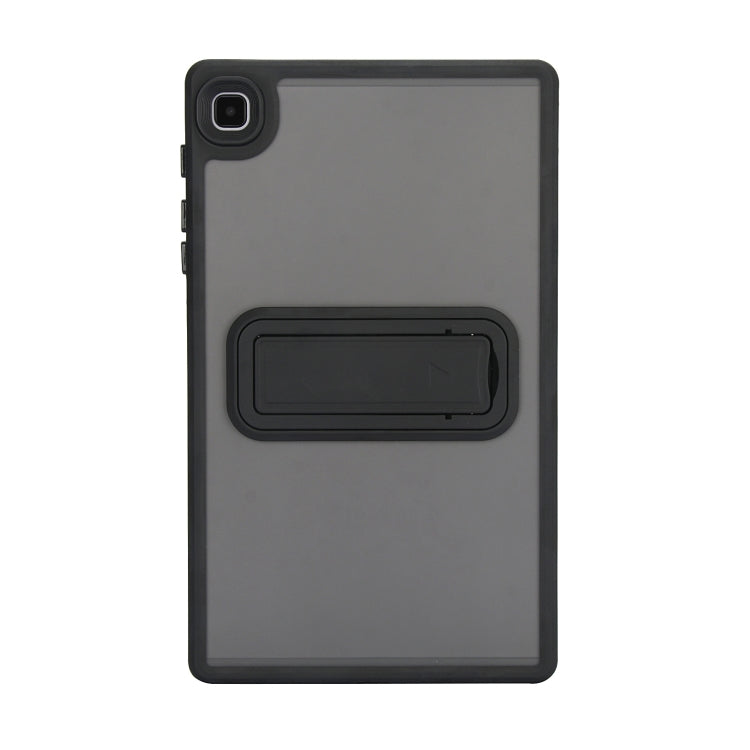 For Samsung Galaxy Tab A9 Skin Feel Holder PC Hybrid TPU Tablet Case(Black) - Galaxy Tab A9 by buy2fix | Online Shopping UK | buy2fix