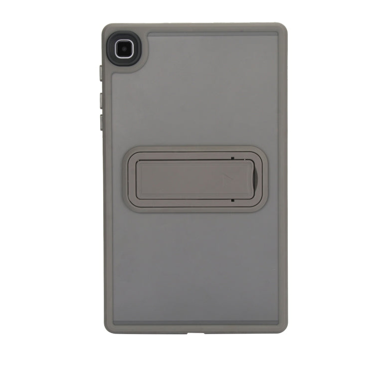 For Samsung Galaxy Tab A9+ Skin Feel Holder PC Hybrid TPU Tablet Case(Grey) - Galaxy Tab A9+ by buy2fix | Online Shopping UK | buy2fix