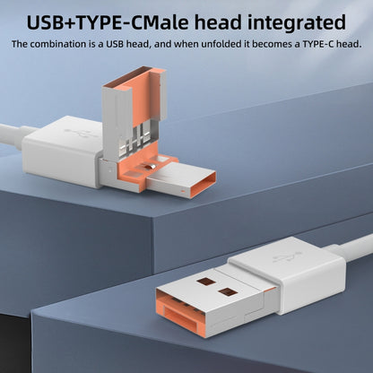 NK-9109TL Pro USB-C / Type-C, 8 Pin, USB to USB-C / Type-C, USB, TF / SD Card Multi-function Adapter(White) - U Disk & Card Reader by buy2fix | Online Shopping UK | buy2fix