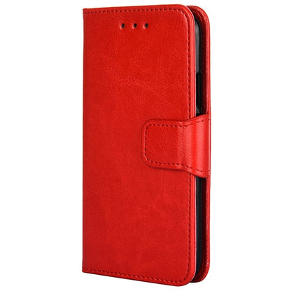 For iPhone 16 Pro Crystal Texture Leather Phone Case(Red) - iPhone 16 Pro Cases by buy2fix | Online Shopping UK | buy2fix