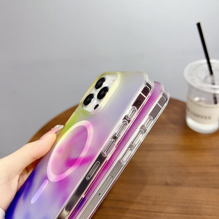 For iPhone 16 Pro Max Gradient MagSafe PC Hybrid TPU Phone Case(Colorful) - iPhone 16 Pro Max Cases by buy2fix | Online Shopping UK | buy2fix