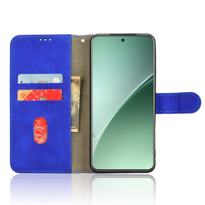 For Xiaomi 15 Pro Skin Feel Magnetic Flip Leather Phone Case(Blue) - Xiaomi Cases by buy2fix | Online Shopping UK | buy2fix