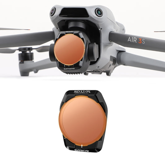 For DJI Air 3S Sunnylife Camera Lens Filter, Filter:ND32PL - Lens Filter by Sunnylife | Online Shopping UK | buy2fix