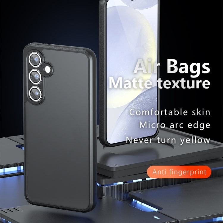 For Samsung Galaxy S25+ 5G Armor Precise Hole PC Hybrid TPU Phone Case(Transparent) - Galaxy S25+ 5G Cases by buy2fix | Online Shopping UK | buy2fix