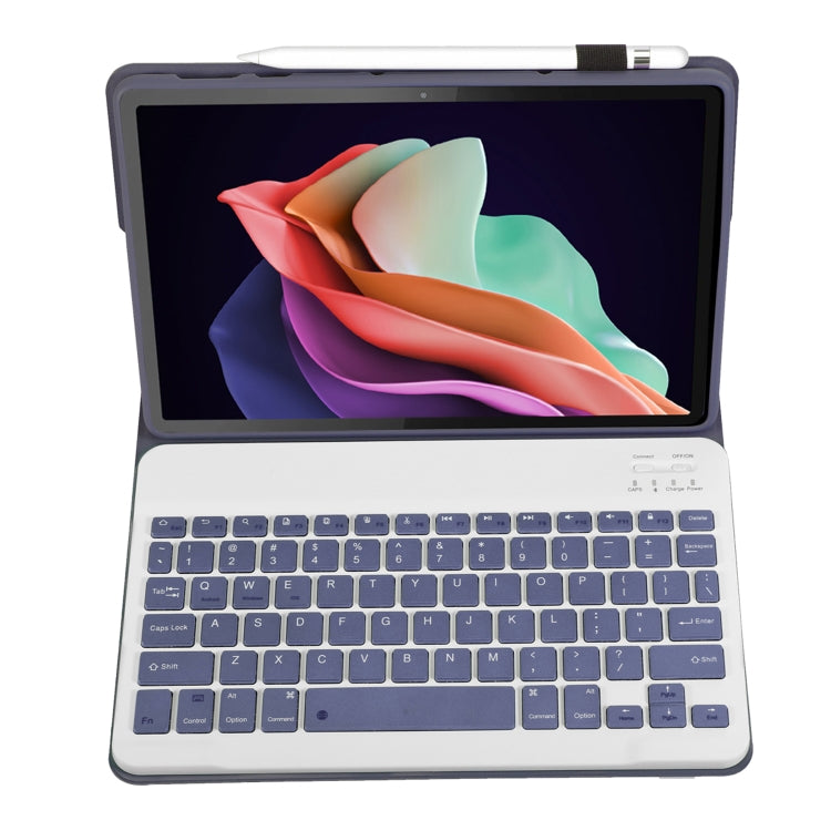 For Huawei MatePad SE 10.4 AH13 Ultra-thin Detachable Bluetooth Keyboard Leather Tablet Case(Lavender White) - Others Keyboard by buy2fix | Online Shopping UK | buy2fix