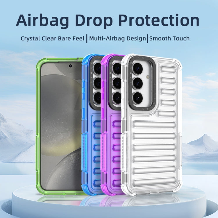 For Samsung Galaxy S25 5G High Transparency TPU Hybrid PC Airbag Phone Case(Transparent) - Galaxy S25 5G Cases by buy2fix | Online Shopping UK | buy2fix