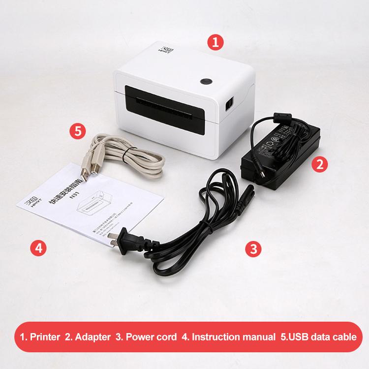 HPRT N31C Computer Version Express Electronic Waybill Printer, Plug:UK Plug(White) - Printer by buy2fix | Online Shopping UK | buy2fix