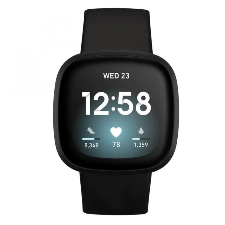 For Fitbit Versa 4 / Versa 3 / Sense 2 / Sense Silicone Watch Band, Size: L(Creamy Yellow) - Watch Bands by buy2fix | Online Shopping UK | buy2fix
