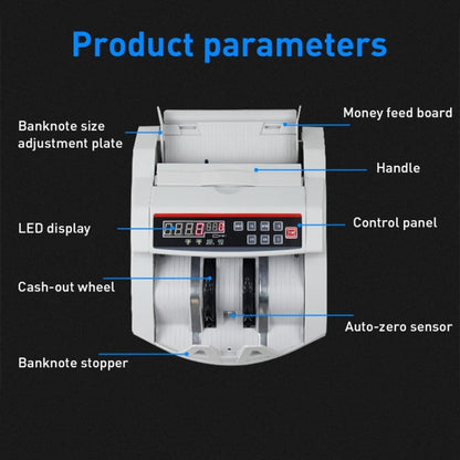 2108UV/IR 220V Multi-Currency Currency Counter, Specification: UK Plug - Currency Counter by buy2fix | Online Shopping UK | buy2fix