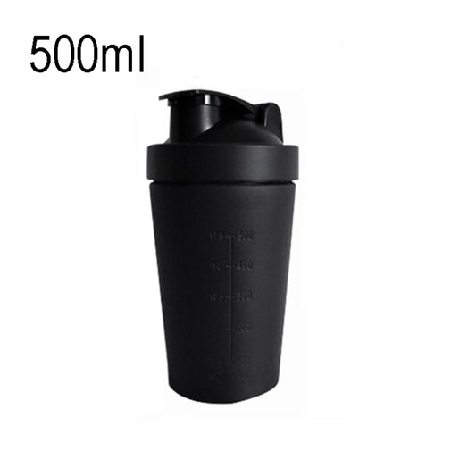500mL(17.5oz) Healthy Sports Cup Stainless Steel Protein Powder Classic Shaker Bottle Replacement Milkshake Cup - Vacuum Thermoses & Cups by buy2fix | Online Shopping UK | buy2fix