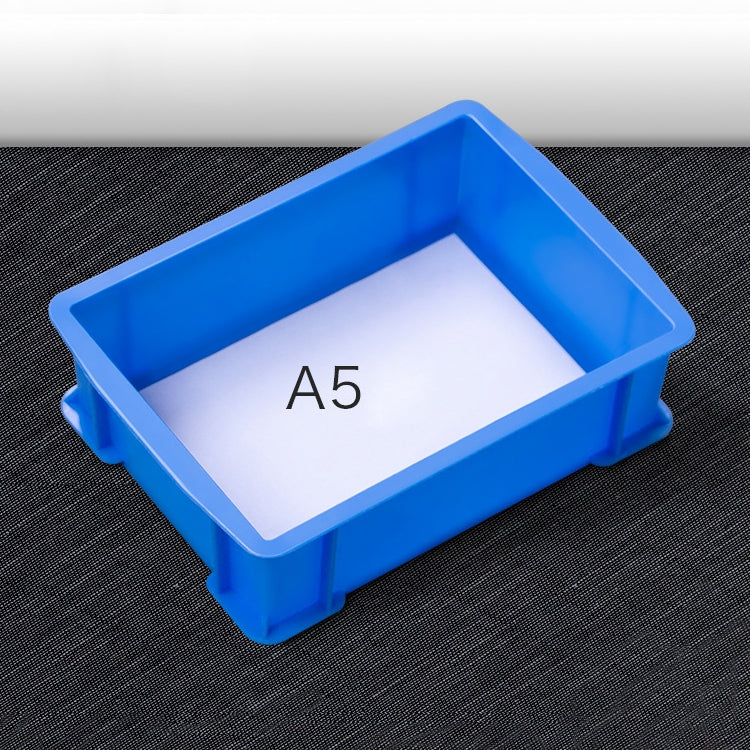 Thick Multi-function Material Box Brand New Flat Plastic Parts Box Tool Box, Size: 25.3cm x 18cm x 7.4cm(Blue) - Storage Bags & Boxes by buy2fix | Online Shopping UK | buy2fix