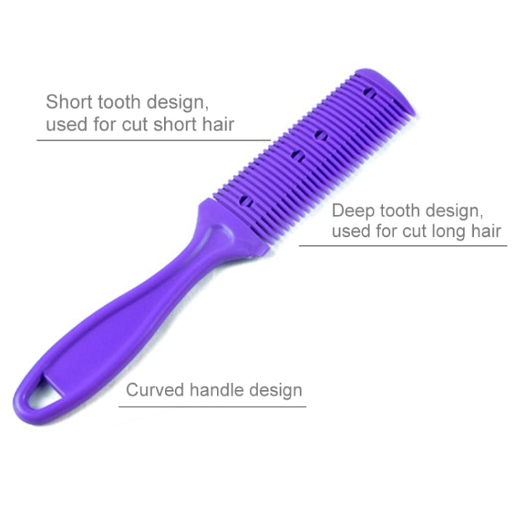 3pcs Hair Tools Double-sided Knife Hair Comb Hair Bangs Trimmer Thinning Device Hair Clipper,  Random Color Delivery - Manual Razor by buy2fix | Online Shopping UK | buy2fix