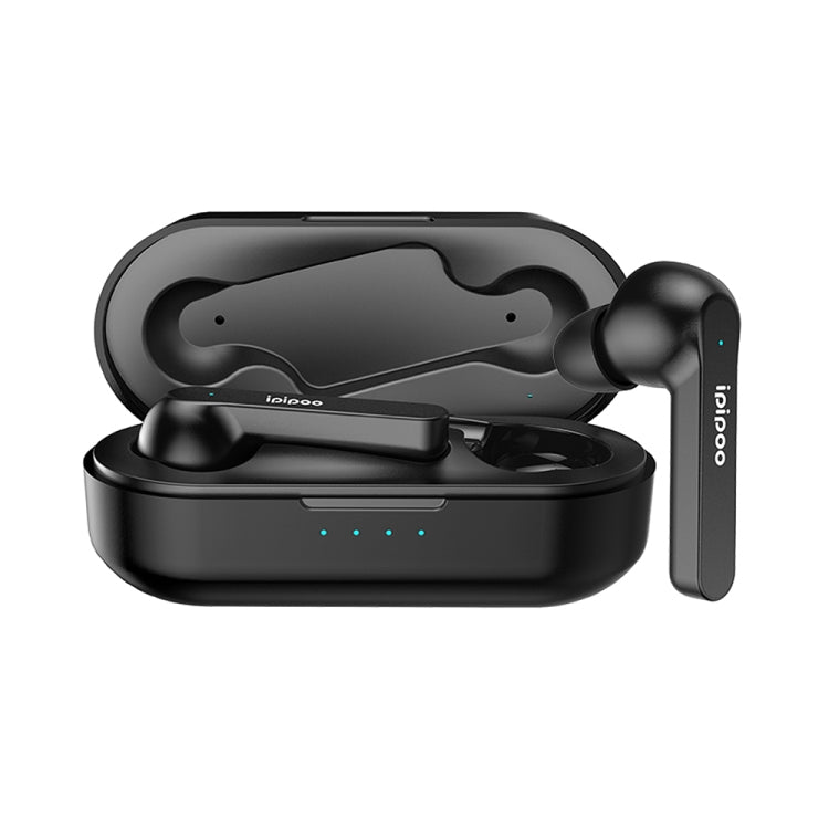 ipipoo TP-2 TWS Bluetooth V5.0 Headset(Black) - TWS Earphone by ipipoo | Online Shopping UK | buy2fix