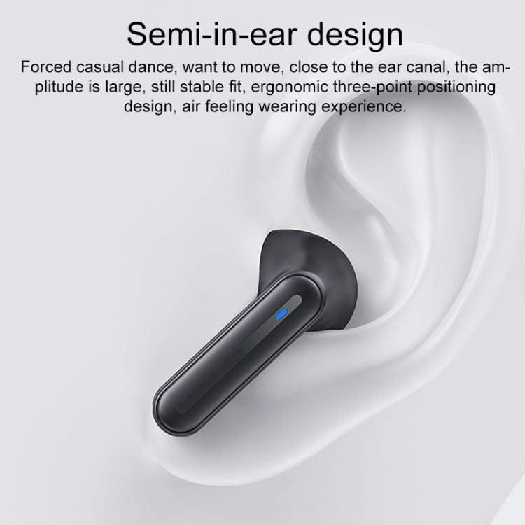 Yesido TWS19 Bluetooth 5.3 LED Digital Display ENC Noise Reduction Bluetooth Earphone (Black) - TWS Earphone by Yesido | Online Shopping UK | buy2fix