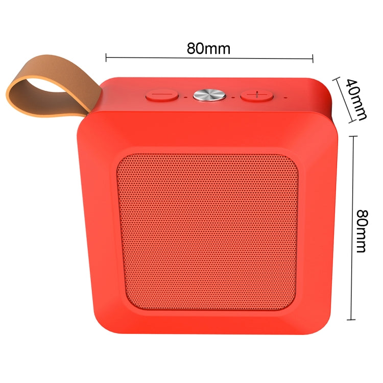 SARDiNE A12 Outdoor Wireless Bluetooth Speaker with Microphone, Support Hands-free Answering Phone & FM radio & TF card(Red) - Desktop Speaker by SARDiNE | Online Shopping UK | buy2fix