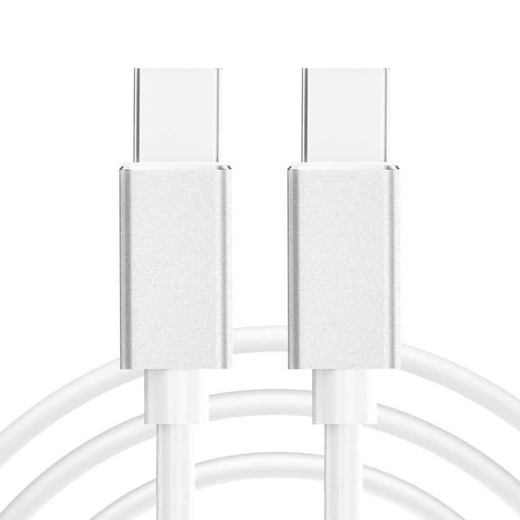 1m USB-C / Type-C to Type-C Live Broadcast Sound Card Connection Cable (White) - Video & Audio Cable by buy2fix | Online Shopping UK | buy2fix