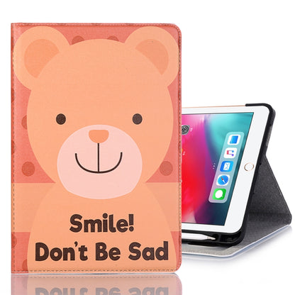 Smile Bear Pattern Horizontal Flip Leather Case for iPad Air 11 2024 / iPad Pro 11 inch (2018),with Card Slots & Holder & Wallet & Photo Frame & Pen slot - iPad Pro 11 (2018) Cases by buy2fix | Online Shopping UK | buy2fix