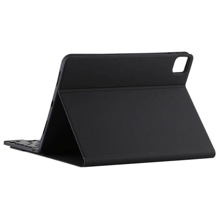 TG11BS Detachable Bluetooth Black Keyboard + Microfiber Leather Tablet Case for iPad Pro 11 inch (2020), with Backlight & Pen Slot & Holder(Black) - For iPad Pro by buy2fix | Online Shopping UK | buy2fix