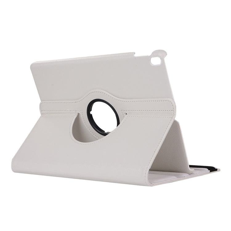 Litchi Texture 360 Degree Spin Multi-function Horizontal Flip Leather Protective Case with Holder for iPad Pro 10.5 inch / iPad Air (2019) (White) - iPad Pro 10.5 inch Cases by buy2fix | Online Shopping UK | buy2fix