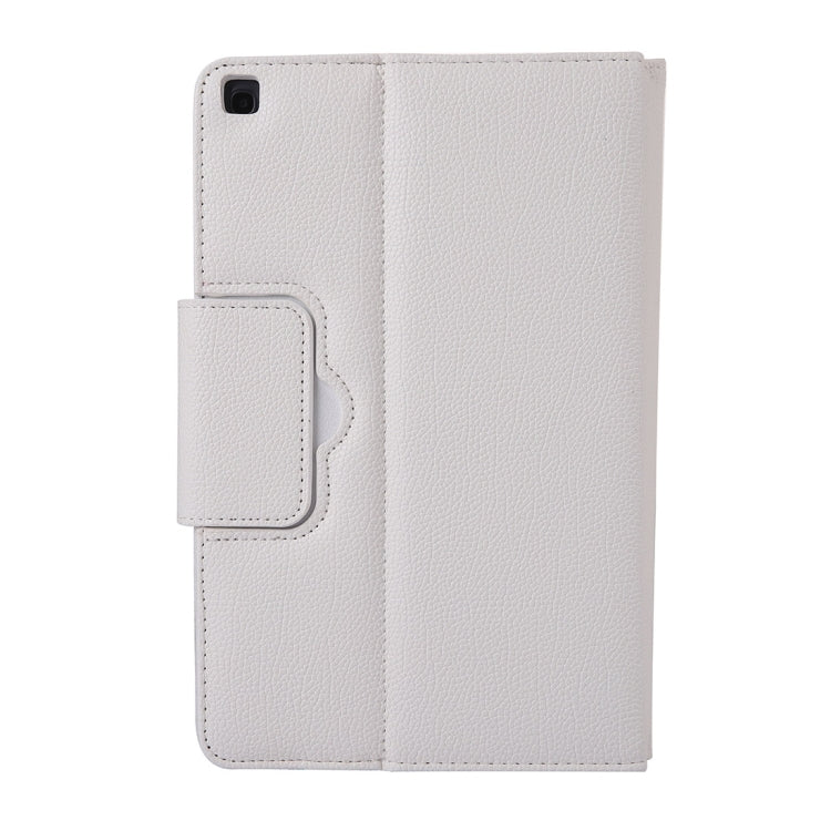 SA510 Detachable Bluetooth Keyboard + Litchi Texture PU Leather Tablet Case with Holder for Galaxy Tab A 10.1 (2019) T510/T515 (White) - Samsung Keyboard by buy2fix | Online Shopping UK | buy2fix