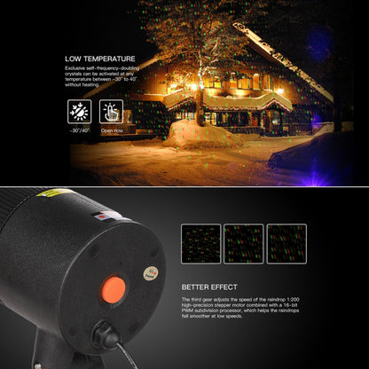 Blinblin CMF-A101 IP65 Waterproof ABS Shell Landscape Light, Dynamic Red + Green Laser Mini Outdoor Lamp - Street Lights by buy2fix | Online Shopping UK | buy2fix