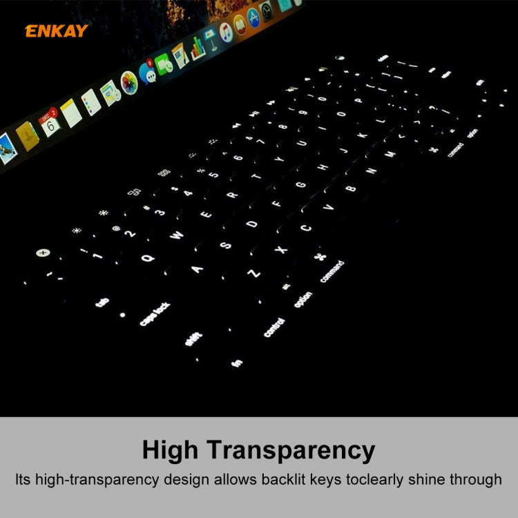 ENKAY TPU Keyboard Protector Cover for MacBook Air 13.3 inch A1932 (2018), EU Version - Keyboard Protector by ENKAY | Online Shopping UK | buy2fix