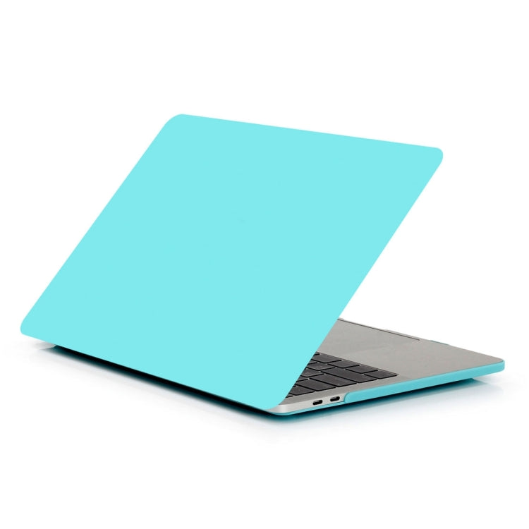 ENKAY Hat-Prince 2 in 1 Frosted Hard Shell Plastic Protective Case + Europe Version Ultra-thin TPU Keyboard Protector Cover for 2016 MacBook Pro 13.3 Inch without Touch Bar (A1708) (Blue) - MacBook Pro Cases by ENKAY | Online Shopping UK | buy2fix