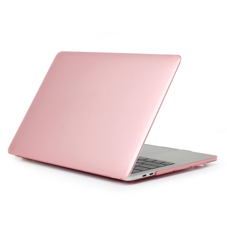 ENKAY Hat-Prince 2 in 1 Crystal Hard Shell Plastic Protective Case + Europe Version Ultra-thin TPU Keyboard Protector Cover for 2016 MacBook Pro 13.3 Inch without Touch Bar (A1708) (Pink) - MacBook Pro Cases by ENKAY | Online Shopping UK | buy2fix