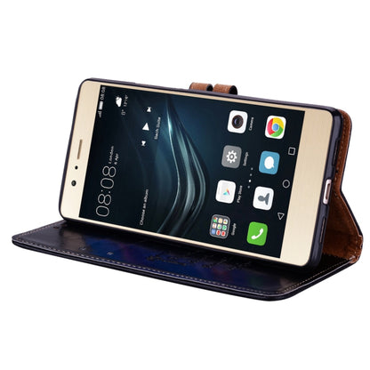 For Huawei P9 Lite Business Style Oil Wax Texture Horizontal Flip Leather Case with Holder & Card Slots & Wallet (Black) - Huawei Cases by buy2fix | Online Shopping UK | buy2fix