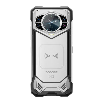 DOOGEE S200 Rugged Phone, 12GB+256GB, Side Fingerprint, 6.72 inch Android 14 Dimensity 7050 Octa Core 2.6GHz, Network: 5G, OTG, NFC (Silver) - DOOGEE by DOOGEE | Online Shopping UK | buy2fix