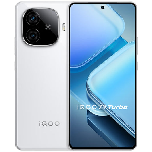 vivo iQOO Z9 Turbo, Dual Back Cameras, 16GB+256GB, Face ID Screen Fingerprint Identification, 6.78 inch Android 14.0 OriginOS 4 Snapdragon 8s Gen 3 Octa Core 3.0GHz, OTG, NFC, Network: 5G, Support Google Play (White) - vivo by vivo | Online Shopping UK | buy2fix