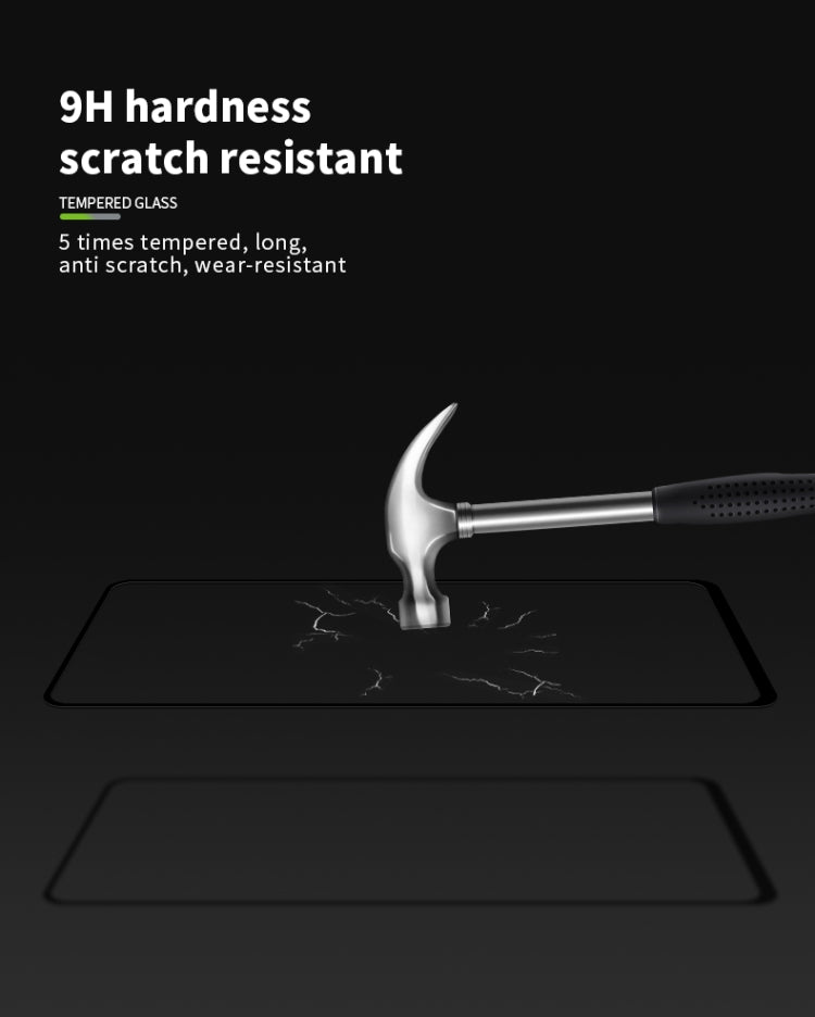 MOFI 9H 2.5D Full Glue Tempered Glass Film for Galaxy M40(Black) - Galaxy Tempered Glass by MOFI | Online Shopping UK | buy2fix