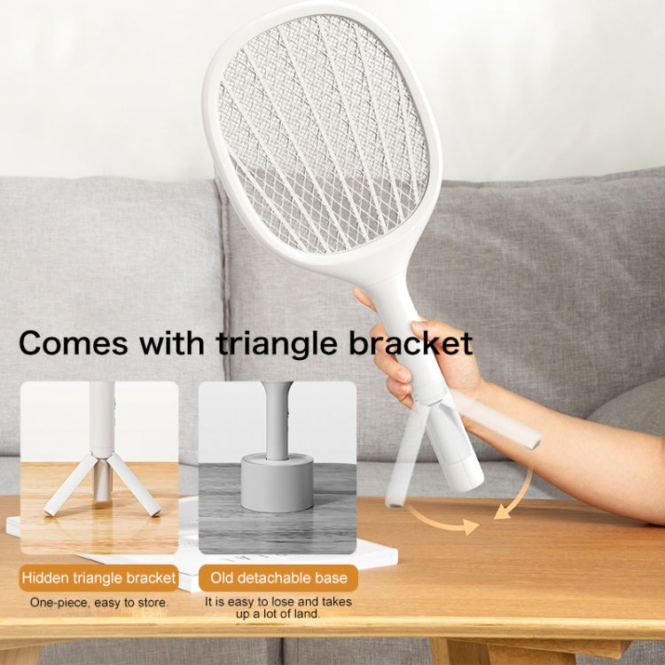 Benks DW01 2W Home Multi-function Mosquito Killer Swatter with Triangle Bracket - Fly Swatter by Benks | Online Shopping UK | buy2fix