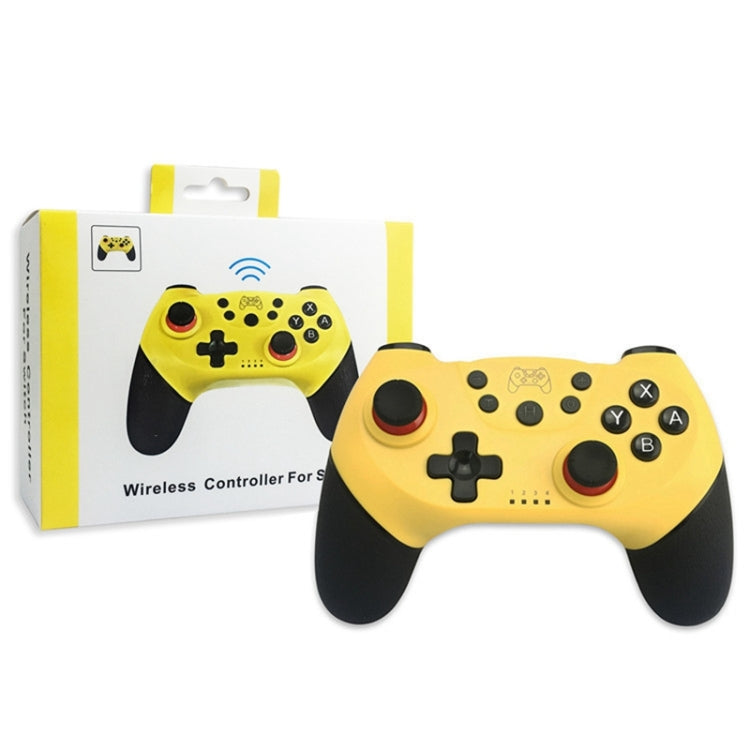 6-axis Bluetooth Joypad Gamepad Game Controller for Switch Pro(Yellow) - Gamepads by buy2fix | Online Shopping UK | buy2fix