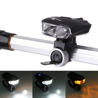 Waterproof USB Rechargeable 5 Modes Yellow & White Light 400LM COB LED Bike Taillight - Taillights by buy2fix | Online Shopping UK | buy2fix
