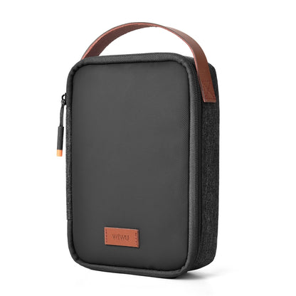 WIWU Minimalis Travel Pouch with Portable Handle (Black) - Handbags by WIWU | Online Shopping UK | buy2fix