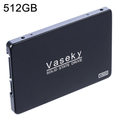 Vaseky V800 512GB 2.5 inch SATA3 6GB/s Ultra-Slim 7mm Solid State Drive SSD Hard Disk Drive for Desktop, Notebook - Solid State Drives by Vaseky | Online Shopping UK | buy2fix