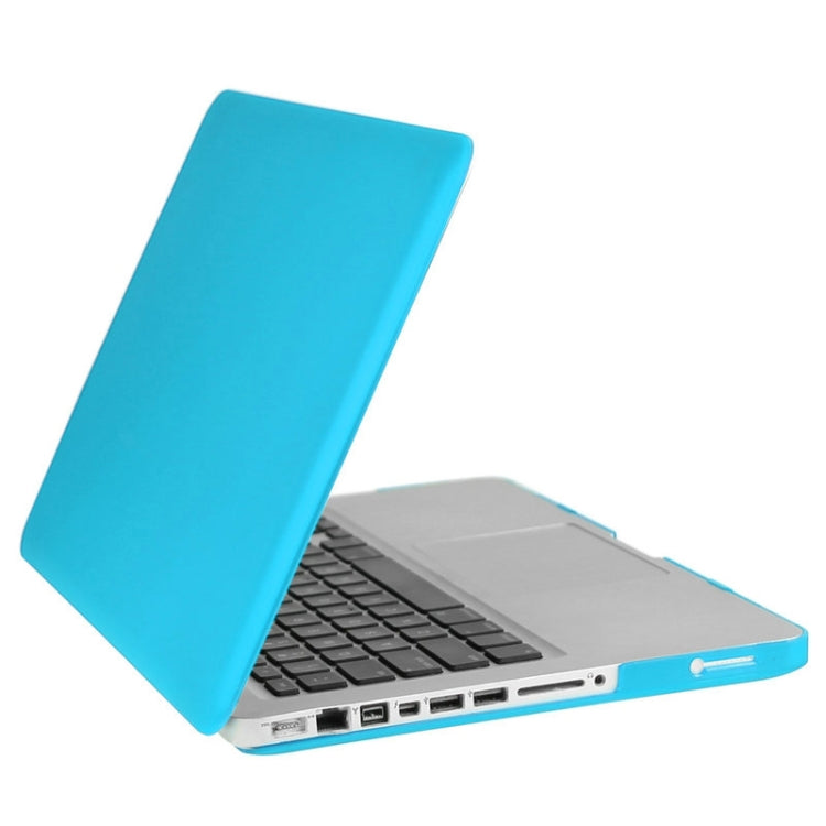 ENKAY for Macbook Pro 13.3 inch (US Version) / A1278 Hat-Prince 3 in 1 Frosted Hard Shell Plastic Protective Case with Keyboard Guard & Port Dust Plug(Blue) - MacBook Pro Cases by ENKAY | Online Shopping UK | buy2fix