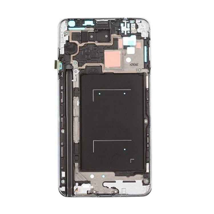 For Galaxy Note III / N9005 4G Version LCD Front Housing  (Silver) - Galaxy Note Series Parts by buy2fix | Online Shopping UK | buy2fix